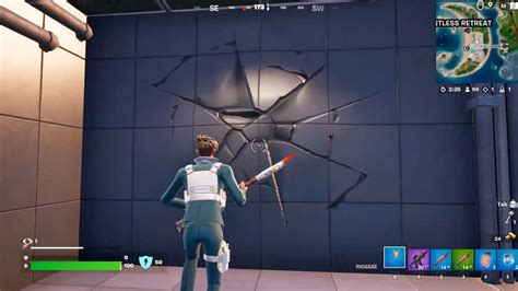 Fortnite Quest Alert a Security Camera & Destroy Weakened Walls or security gates - All locations with Easy guide for the fortnite syndicate challenges in Fo. . Destroy weakened walls fortnite